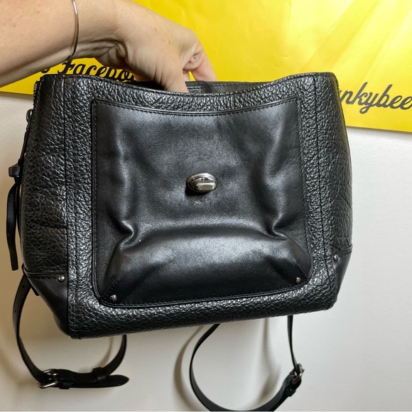 Coach Faye Convertible Pebbled Leather Backpack - Picture 14 of 16